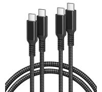 Cable Usb C Samsung Galaxy S25 S24 Plus Ultra,Câble Chargeur Usb C Vers Type C 100W 3M 2 Pack,Cordon Charger Rapide Nylon Pour S23 S22 S21,A54 A53 A52 A13 5G,A42,Z Fold Flip 5,Ipho[CAB9163426]