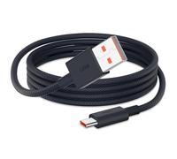 Câble USB C tressé pour Xiaomi Redmi Note 15 Pro+ 14 13 12S, 100 W Charge rapide 120 W 6 A Câble Type C 1 mètre Nylon pour Xiaomi 17 Ultra 15 14T 13 Mi POCO X8 Pro Max 5G X7 C75 C85 Pad 8 7 Android
