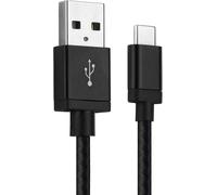 Câble Usb C Type C Vers Usb A Charge Et Data Compatible Avec Microsoft Xbox Series X, Series S/One Elite Controller 2 2.0 3a Nylon Noir 1m Console Manette Gaming