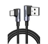Câble USB C - UGREEN - 20856 - Charge rapide 3A - Connecteur coudé 90° - 480 Mbps