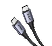 UGREEN Câble USB-C vers USB-C PD 3.1 240W 5A 480 Mbit/s Nylon tressé 1 m Noir/Gris