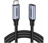 UGREEN Rallonge USB C Gen 2 Supporte Thunderbolt 3 Charge Rapide 100W Câble Extension pour Vidéo 4K 60Hz Data 10Gbps Compatible avec iPhone 17 Pro Max Air 16 MacBook Galaxy S25 S24 (1M)