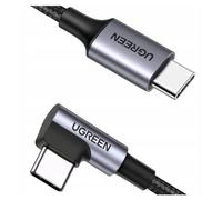 Câble USB-C - UGREEN - US255 - 3 A - 60 W - 0,5 m coudé noir