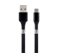 Câble USB-C /USB-A aimanté 2 m - noir