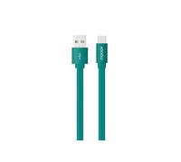 Câble USB-C /USB-A plat 1 m - vert quetzal