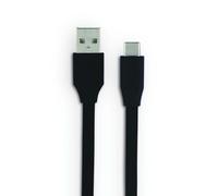 mooov 732093 Câble USB-C/USB-A Plat 3 M - Noir