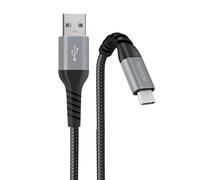 Câble USB-C /USB-A renforcé Ultimate 2 m - noir