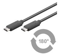goobay 67976 câble USB 1 m USB 2.0 USB C Gris
