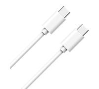 Câble USB C/USB C 1m 3A Blanc WOW
