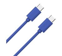 Câble USB C/USB C 1m 3A Bleu WOW