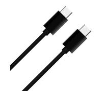 Câble USB C/USB C 1m 3A Noir WOW