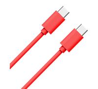 Câble USB C/USB C 1m 3A Rouge WOW