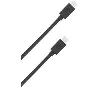 Câble USB C / USB C 3A 50cm PD 60W Noir Bigben