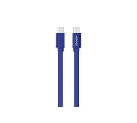 Câble USB-C / USB-C plat 1 m - bleu nuit