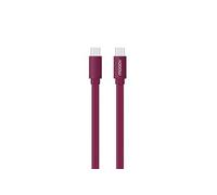 Câble USB-C / USB-C plat 1 m - magenta