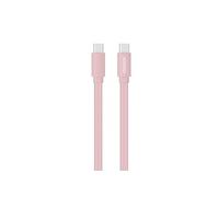 Câble USB-C / USB-C plat 1 m - rose poudré