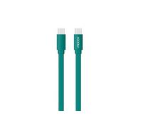Câble USB-C / USB-C plat 1 m - vert quetzal