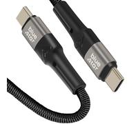 Câble USB C / USB C Power Delivery 60W Quick Charge 4.0 Longueur 2m Noir