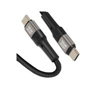 Câble USB C / USB C Power Delivery 60W Quick Charge 4.0 Longueur 2m Noir