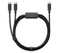 Câble USB-C vers 2 USB-C Charge 140W et Synchronisation 480Mbps Modèle Belt 2m Native Union Noir