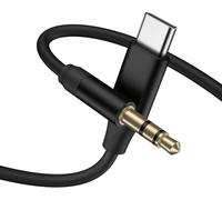 Câble USB C vers 3.5mm Jack,1M Câble Type C 3.5mm Mâle Adaptateur Jack Stéréo Voiture pour iPhone 17 16 15 série，pour Samsung Galaxy S23/S22/S21, Huawei P40/P30, Home/Car Stéréo etc (1m)