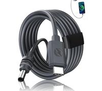 Câble USB-C vers DC compatible avec Starlink Mini, rallonge étanche 3m 100W PD entrée USB Type-C, câble 18AWG pour antenne Starlink Mini, prise en charge 20V PD 28V PPS, câble d’alimentation Starlink