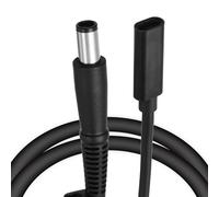 Câble USB C vers DC PD pour charge rapide 0.5FT 65W 18V-20V 7.4x5mm (Noir)
