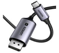 UGREEN Câble USB C vers DisplayPort 1.4 8K 60Hz 4K 240Hz Compatible avec iPhone 17 Pro Max Air iPhone 16 Plus Pro Max MacBook M4 M3 iPad Air Galaxy S25 S24 Tab S9 Câble Type C DP Thunderbolt 4 3 (2M)