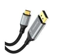 Câble USB-C Vers DisplayPort 2.1 16K À 30 Hz / 8K 60 40 Gbit/s Thunderbolt 4/3. Compatible Avec MacBook Pro/Air For La Connexion De Données(1m(3.3ft))