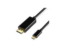 Câble USB-C vers DisplayPort 4K 60 Hz, Thunderbolt 3 vers DP 1.2 pour Surface, MacBook, iMac, iPad, Dell, HP, Lenovo, Huawei, 1,8 m
