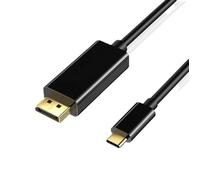 Câble USB C vers DisplayPort 4K 60Hz Type C (Thunderbolt 3) vers DP1.2 pour Surface,MacBook,iMac,iPad,Dell,HP, Lenovo,Huawei - 1.8M