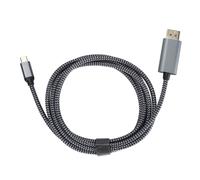 CâBle Usb C Vers Displayport Professionnel Plug And Play Prend En Charge La Transmission Bidirectionnelle 8k 60 Hz Adaptateur Type C Vers Displayport 6,6 Pieds
