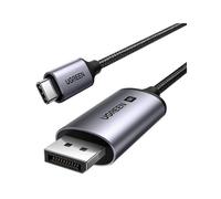 UGREEN Câble USB C vers DisplayPort 1.4 8K 60Hz 4K 240Hz Compatible avec iPhone 17 Pro Max Air iPhone 16 Plus Pro Max MacBook M4 M3 iPad Air Galaxy S25 S24 Tab S9 Câble Type C DP Thunderbolt 4 3 (3M)