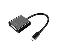 Câble USB C vers DVI-D Adaptateur Thunderbolt 3/4 vers DVI Convertisseur USB Type-C vers DVI-D Mâle vers Femelle pour MacBook Pro/Air/Surface Book 2/Dell XPS/écran/TV/projecteur