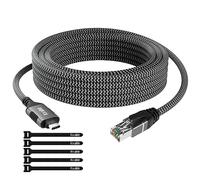 Câble USB C vers Ethernet de 4,5 m, câble de type C vers RJ45, Gigabit directement connecté, compatible Thunderbolt 3/4, pour MacBook Pro/Air, iPad Pro, XPS, iPhone 17/16/15, Galaxy S25, ordinateur