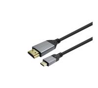 Câble USB-C vers HDMI 10 m VIVOLINK noir, blindé - transmission vidéo