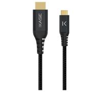 Câble USB-C vers HDMI 2.0 haute vitesse 4K métallisé tressé (2M)