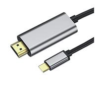 Câble USB C vers HDMI 4K 1.8 m, adaptateur USB C vers HDMI pour moniteur, connecteur HDMI vers USB C, Chromebook, câble USB-C vers HDMI pour Mac MacBook Pro 2022, iPad 2021, Aspire 5, etc