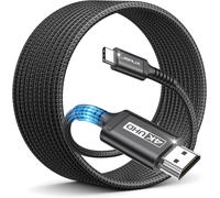 Câble USB C vers HDMI 4K 4M, Cable USB Type C HDMI 4K UHD (Compatible Thunderbolt 3) pour MacBook Pro 2018/2017, iPad Pro 2018/Air 2020, Samsung Galaxy S20/S10, Surface Book 2, Huawei P40 No.[F338]