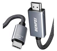 Câble USB C vers HDMI (4K@60 Hz), 1.8M BENFEI Câble Type-C [Thunderbolt 3/4] vers HDMI [Coque en Aluminium et câble en Nylon]