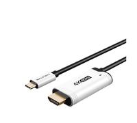 Câble USB-C vers HDMI 4K 60 Hz CABLETIME, adaptateur PD 100 W, compatible Switch, OLED 2/1 for PS4/5(White)
