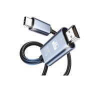 Câble USB-C vers HDMI 4K 60 Hz Type-C (Thunderbolt 3) vers HDMI pour Surface, MacBook, iMac, iPad, Dell, HP, Lenovo, Galaxy, Huawei - 2 m