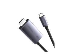 Câble USB-C Vers HDMI 4K À 60 Hz 2-en-1 Thunderbolt Unidirectionnel Type-C For La Connexion De Données, 2 M