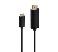 Câble USB-C vers HDMI 4K Ultra HD Accsup 1,8 m Noir