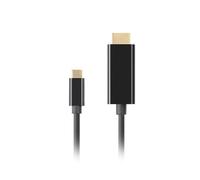 Câble USB C vers HDMI Lanberg CA-CMHD-10CU-0010-BK