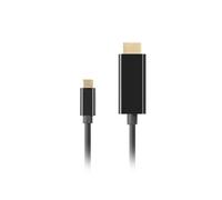 Câble USB C vers HDMI Lanberg CA-CMHD-10CU-0010-BK