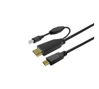VivoLink Câble USB PROUSBCHDMIUSBB5 USB 3.2 Gen 1 (3.1 Gen 1) 5 m USB C Noir