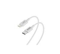 Akashi Câble USB-C vers Lightning ALTECOLITWH 20W charge et synchronisation Écoconception Blanc