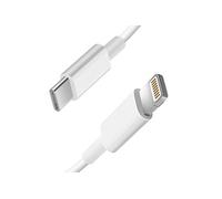 Câble USB-C vers lightning 2m Power Delivery - charge et synchronisation Blanc