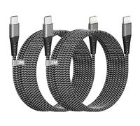 Câble USB C vers Lightning 3M 2Pack Certifié Apple MFi, Câble iPhone USB C 3M Nylon Cable Chargeur iPhone Rapide Câble Lightning USB C iPhone Fil Chargeur pour iPhone 14 Pro/14/13 Pro Max/12 Mini/11/X